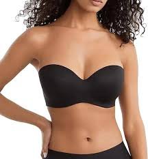Soutien-Gorge Push-Up Sexy Noir Sans Bretelles