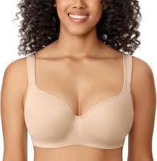 Delimira : Soutien-gorge Invisible Grande Taille Beige 90B