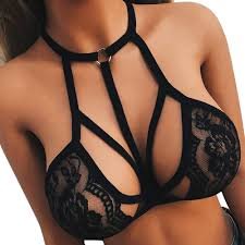 Soutien-Gorge Coquin Ouvert en Bandeau